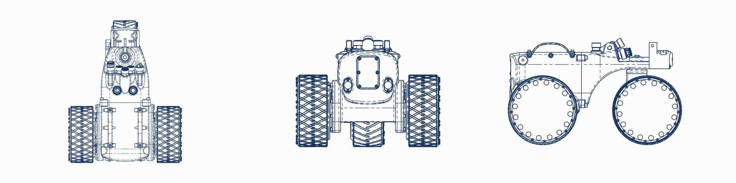deep trekker dt640 mag magnetic crawler wireframe