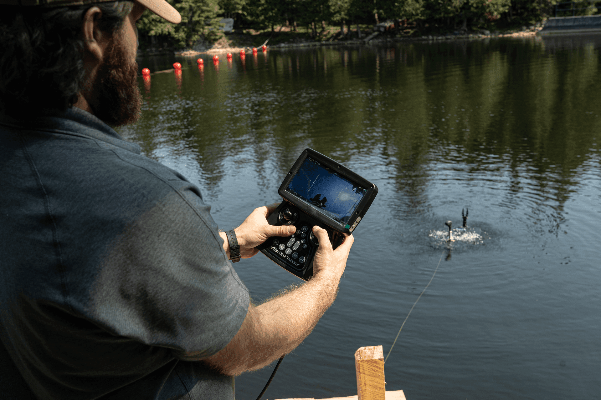 ROV GPS deploy surface controller operator