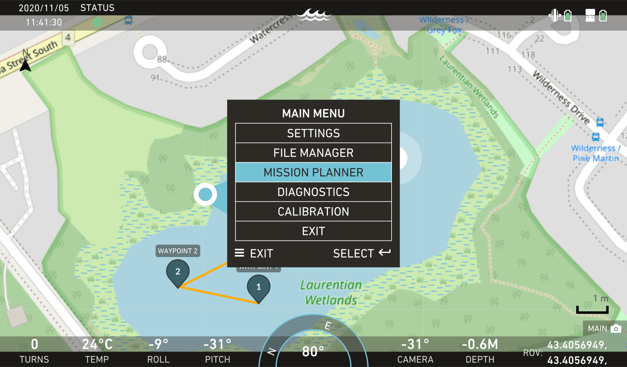 Screen shot of Mission planner opener